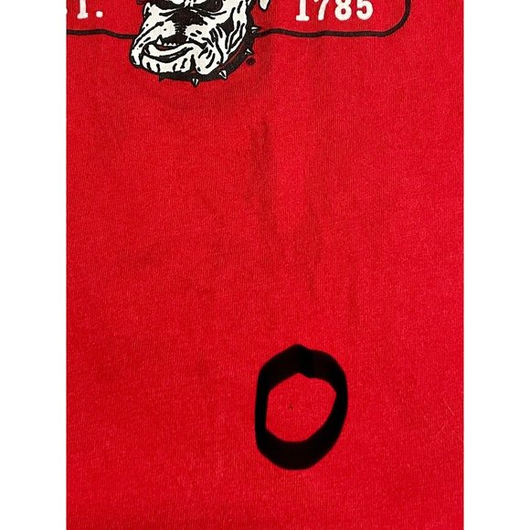 Georgia Bulldogs Ladies Size Large Short Sleeve V Neck Tee NCAA Football College - Picture 6 of 6